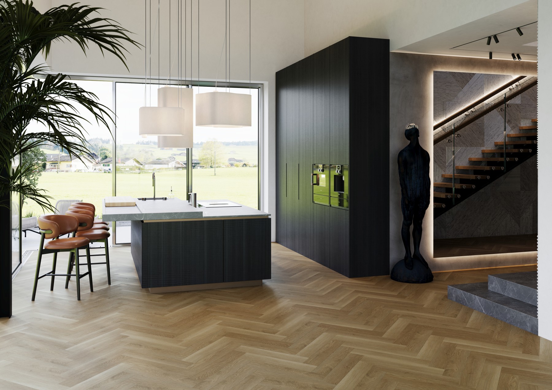 Vinyl Podlaha SPC VinCore Herringbone 5/0,3mm BRITTANY 12,5x62,5cm (0,94m2)